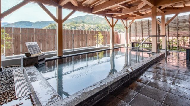 雄大な大井川の自然の中で温泉もお楽しみいただけます(川根温泉ホテル)