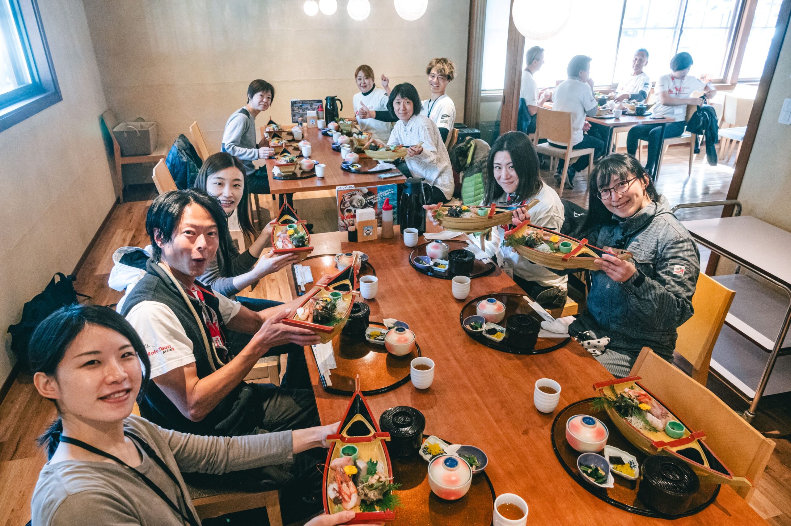 ライディングだけでなくグルメも満喫