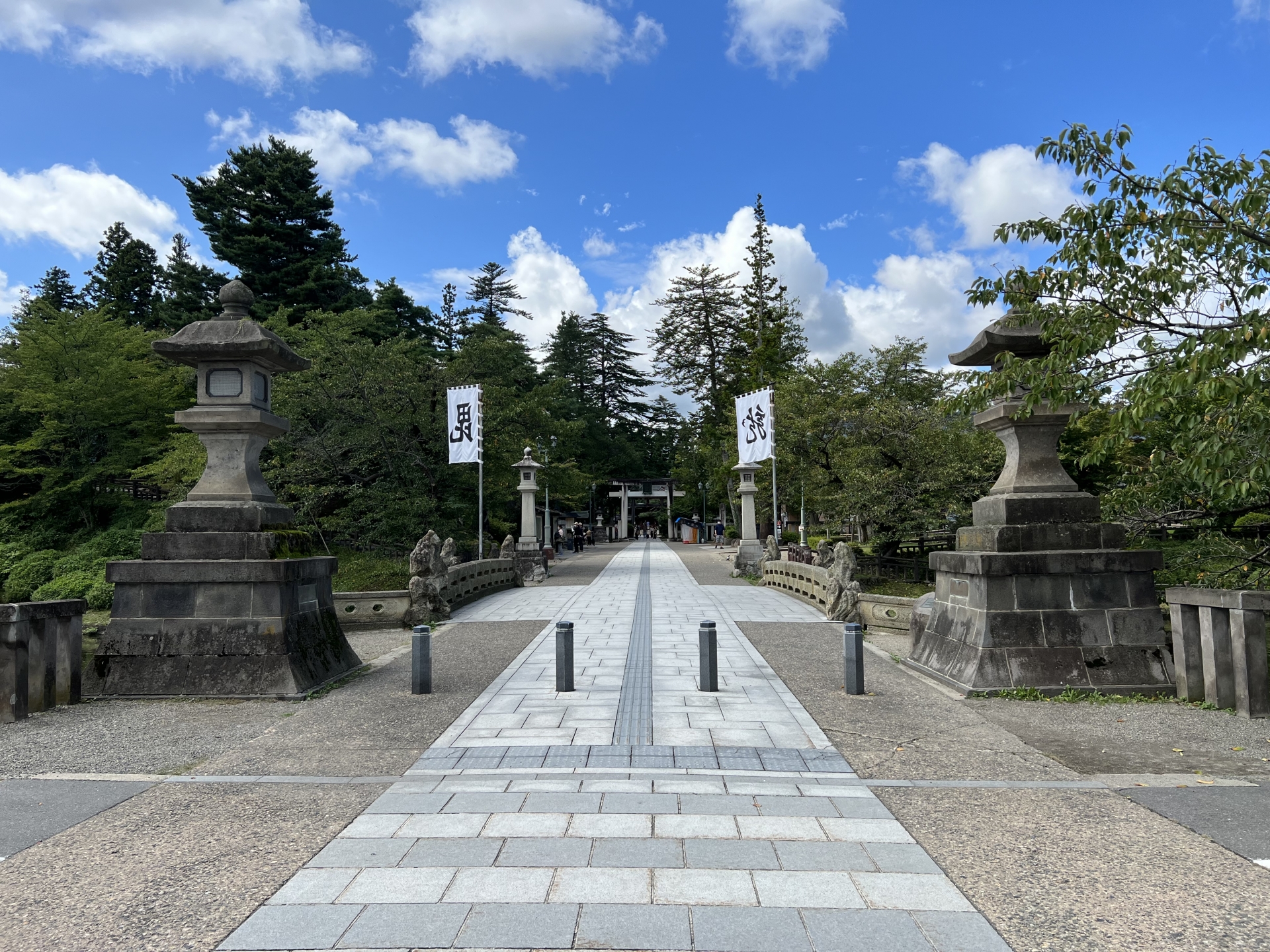 米沢藩祖である上杉謙信公を祀る上杉神社