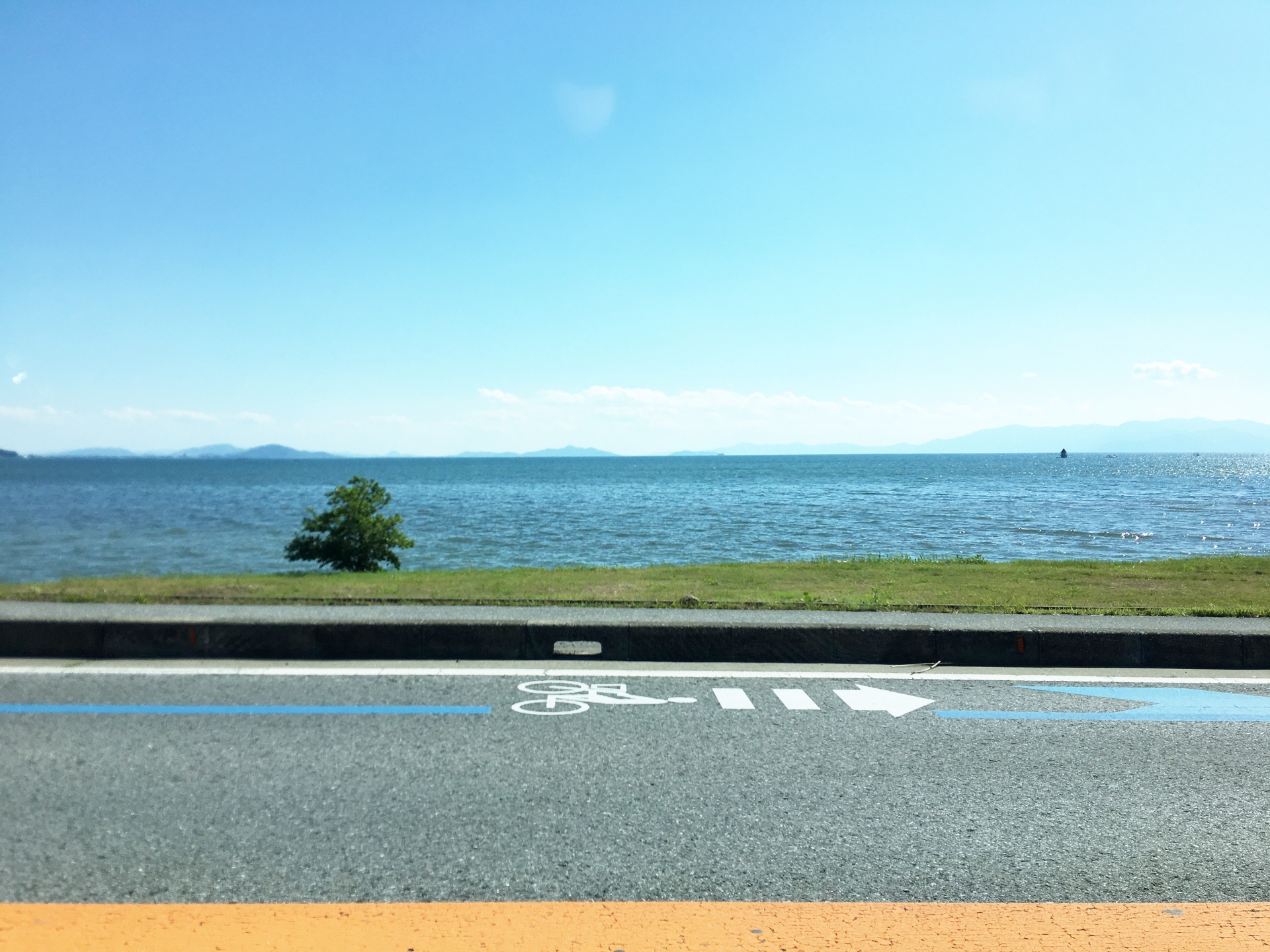 日本最大の湖 琵琶湖の周りをバイクでぐるりとビワイチ